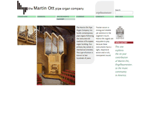 Tablet Screenshot of martinottpipeorgan.com